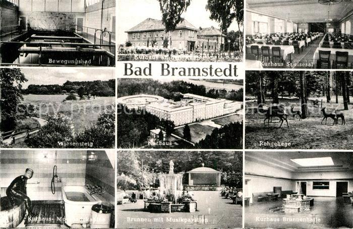 Bad Bramstedt Kurhaus Kuranwendungen Brunnenhalle Kurpark Brunnen Musikpavillon