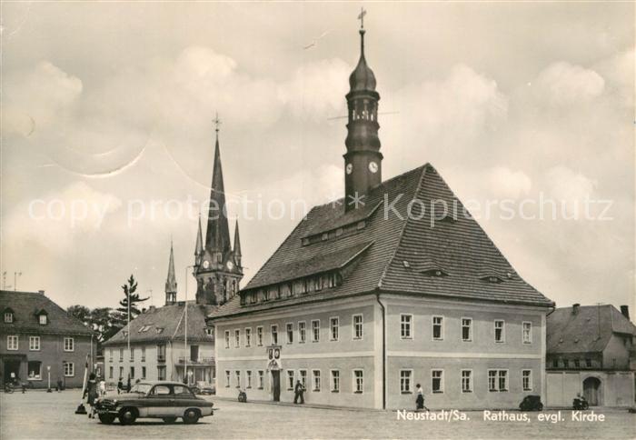 Neustadt Sachsen Rathaus evangelische Kirche