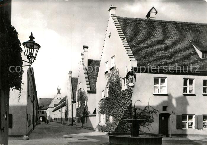 Augsburg Fuggerei aelteste soziale Siedlung der Welt