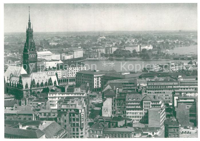 HAMBURG CITY Innenstadt Kirche Alster