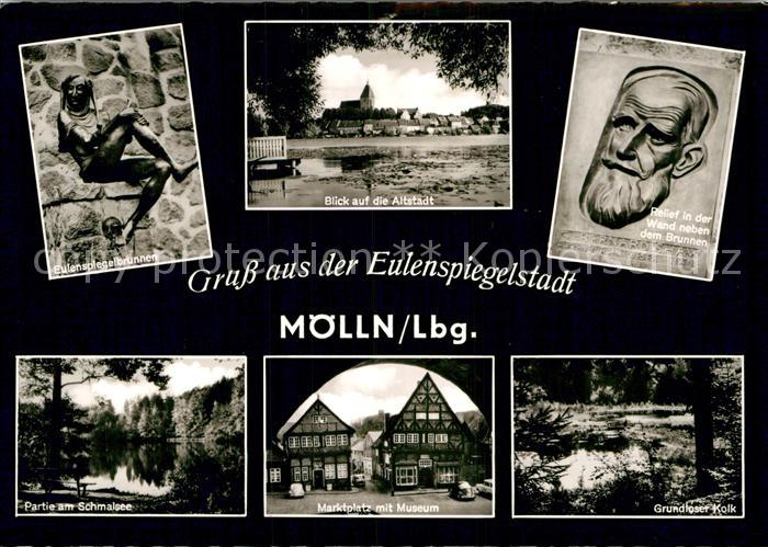 Moelln Lauenburg Eulenspiegelbrunnen Relief Altstadt Marktplatz Museum Grundlose