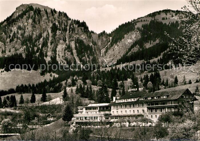 Hindelang Kurhotel Luitpoldbad Schwefel Moorbad Allgaeuer Alpen