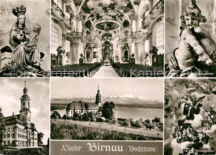 Birnau Zisterzienser Kloster 18. Jhdt. Erbauer Peter Thumb Gnadenbild Deckengema