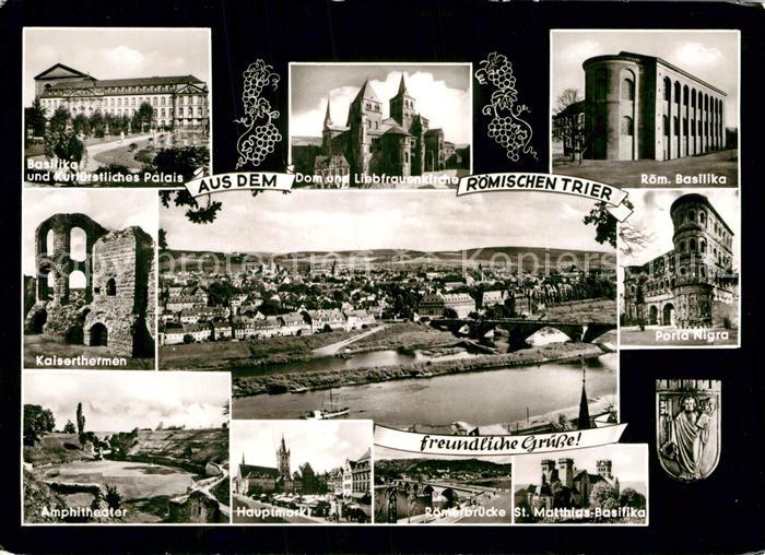 Trier Basilika Kurfuerstliches Palais Kaiserthermen Amphitheater Dom Liebfrauenk
