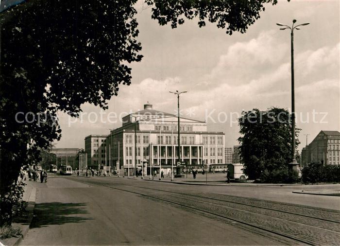 LEIPZIG Sachsen Opernhaus am Karl Marx Platz