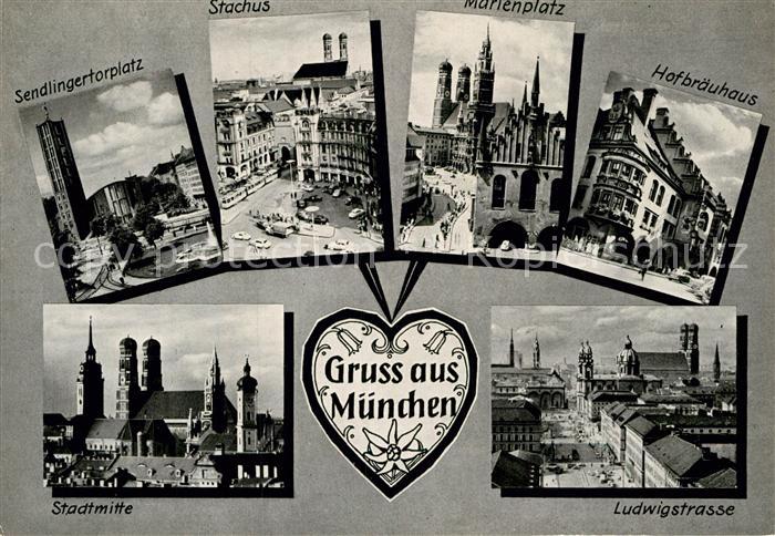 Muenchen Bayern Sendlingertorplatz Stachus Marienplatz Hofbraeuhaus Stadtmitte F