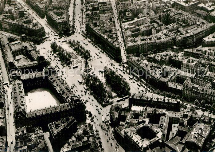 Paris Place de la Republique vue aerienne