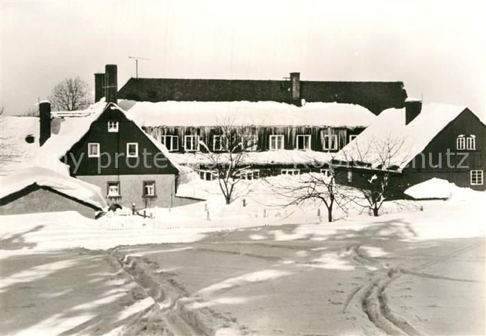Holzhau Brand-Erbisdorf BEH Fischerbaud im Winter