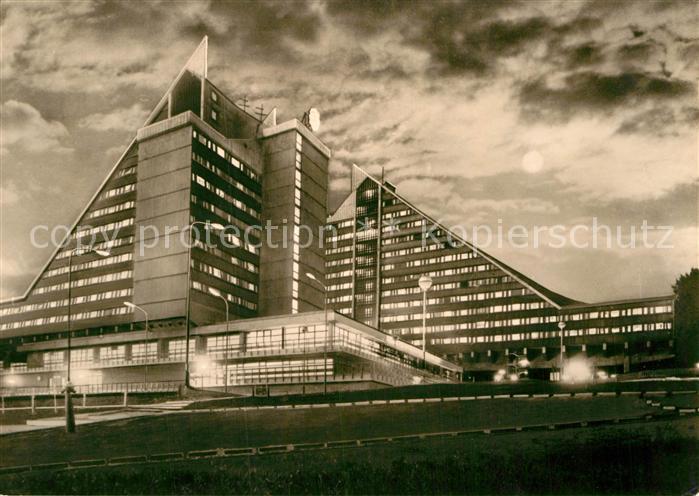 Oberhof Thueringen Interhotel Panorama am Abend