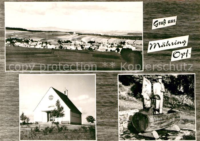 Maehring Oberpfalz an der Grenze zur CssR Brunnen