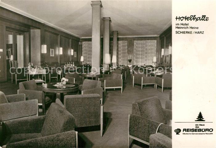 Schierke Harz Hotel Heinrich Heine Hotelhalle