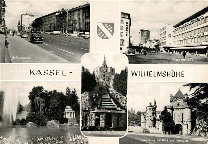 Wilhelmshoehe Kassel Staendeplatz Treppenstrasse Loewenburg Herkules Kaskaden Sc