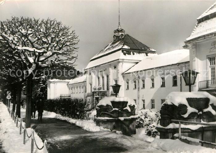 Bad Elster Badehaus im Winter