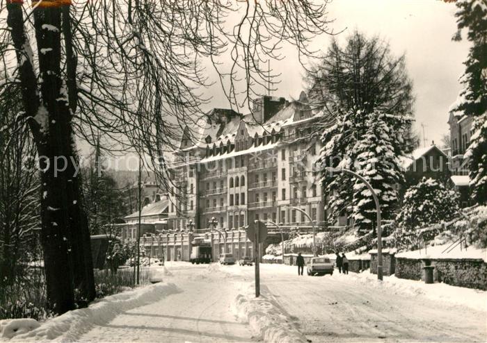 Bad Elster Karl Marx Hof im Winter