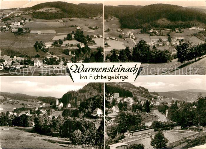 Warmensteinach Teilansichten Hoehenluftkurort im Fichtelgebirge Schwimmbad