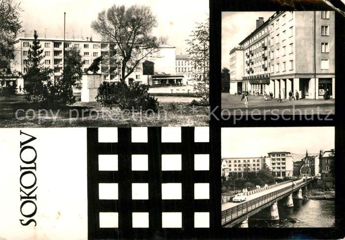 Sokolov Teilansichten Denkmal Bruecke