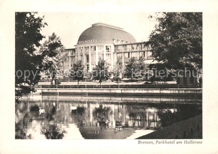 BREMEN  CITY Parkhotel am Hollersee Kupfertiefdruck