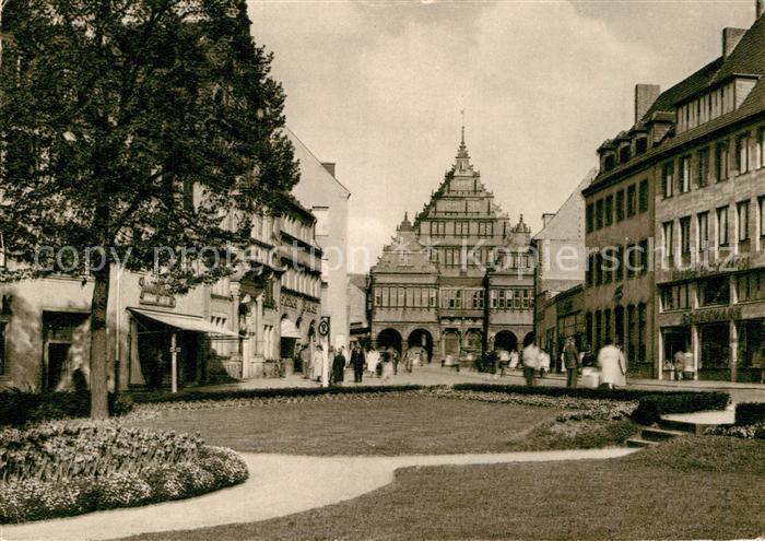 Paderborn Marienplatz mit Rathaus