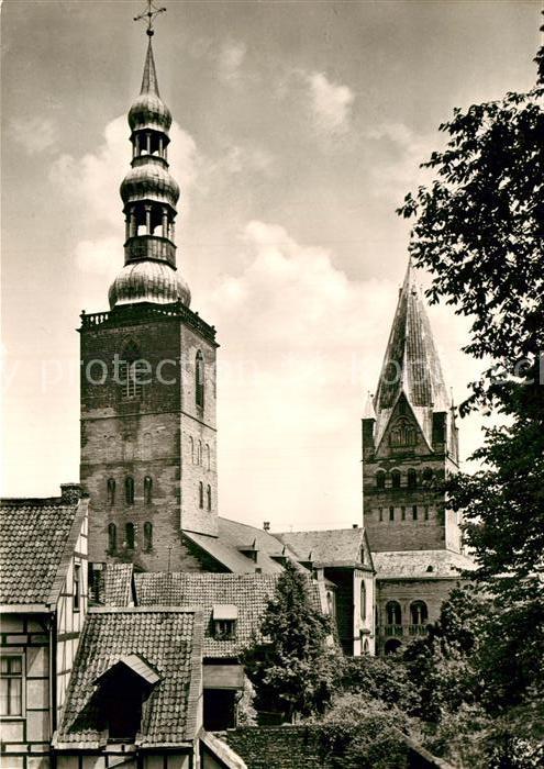 Soest Arnsberg Blick auf Petrikirche und Dom