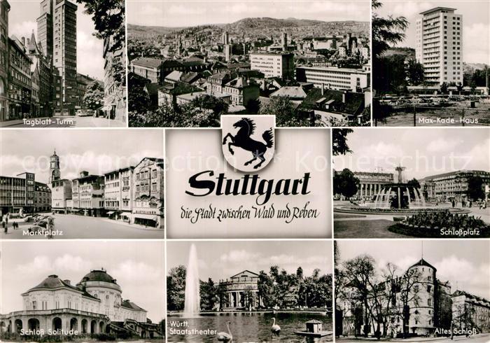 STUTTGART  CITY Sehenswuerdigkeiten der Stadt zwischen Wald und Reben