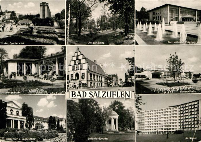 Bad Salzuflen Gradierwerk Salze Konzerthalle Wandelhalle Rathaus Kurklinik Leopo
