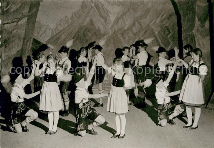 Tanz Taenzer Kinder Trachten Mittenwald