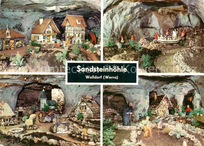 Maerchen Sagen Sandsteinhoehle Walldorf Schneewittchen Sandmaennchen