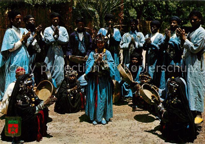 Typen Arabien Maroc Typique Groupes Folkloriques de Tata