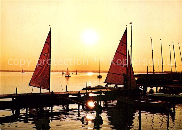 Segelboote Duemmer-See