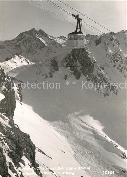 Seilbahn Valluga Hoher Riffler Walfagehrjoch Arlberg