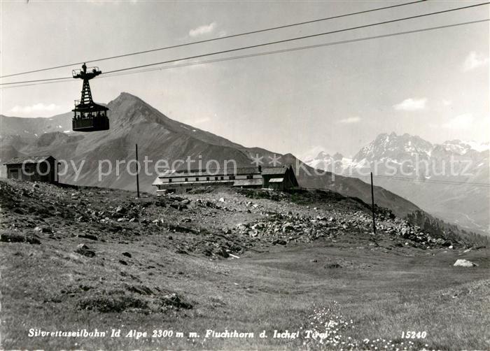 Seilbahn Silvretta Id Alpe Fluchthorn Ischgl Tirol