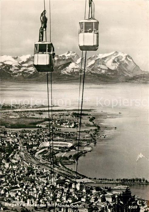 Seilbahn Pfaender Bregenz Bodensee