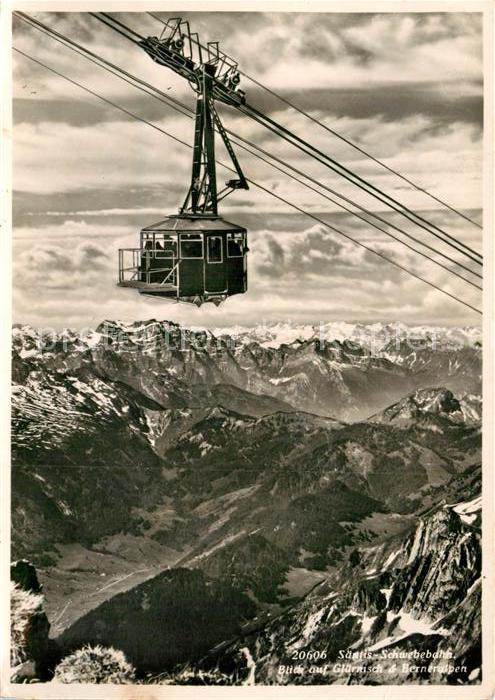 Seilbahn Saentis Glaernisch Berneralpen