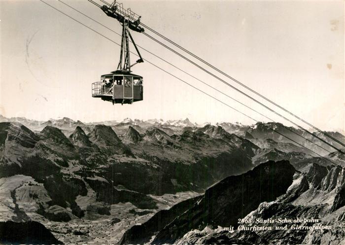 Seilbahn Saentis Churfirsten Glarneralpen