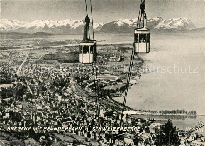 Seilbahn Pfaender Bregenz Schweizerberge