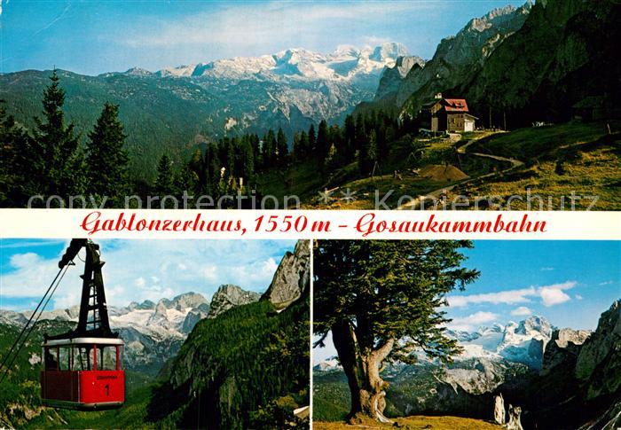 Seilbahn Gosaukamm Gablonzerhaus Dachstein