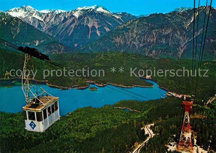 Seilbahn Zugspitze Eibsee Ammergauer Alpen