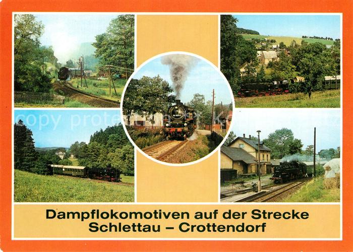 Lokomotive Schlettau-Crottendorf Zschopautal  Bahnhof Walthersdorf