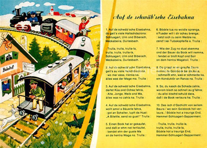 Eisenbahn Auf de schwaebsche Eisebahna