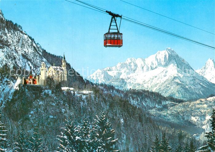 Seilbahn Tegelberg Schwangau Fuessen Schloss Neuschwanstein Gehrenspitze