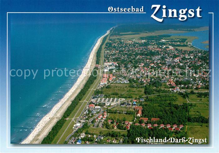 Zingst Ostseebad Fliegeraufnahme Fischland Darss Zingst
