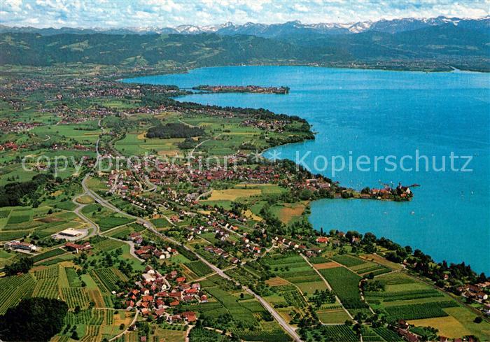 Wasserburg Bodensee Fliegeraufnahme