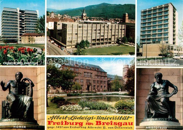 Freiburg Breisgau Albert Ludwigs Universitaet Aristoteles Homer
