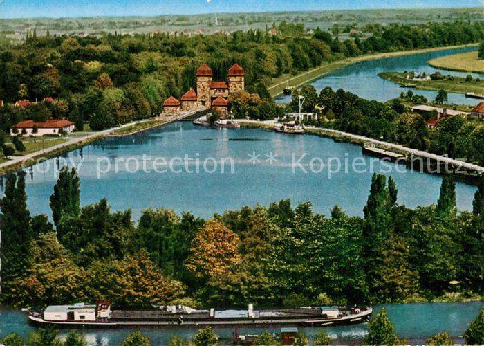 Minden Westfalen Schachtschleuse Mittellandkanal Weser