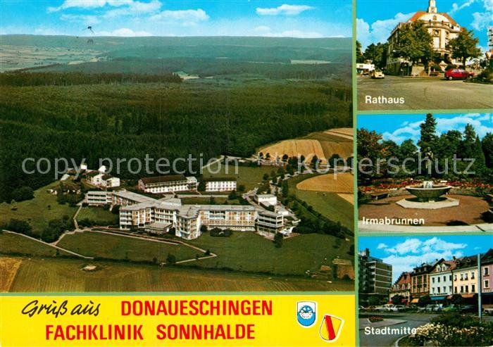 Donaueschingen Rathaus Irmabrunnen Stadtmitte