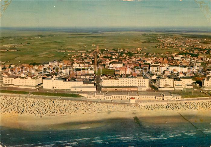 BORKUM Nordseebad Niedersachsen Fliegeraufnahme
