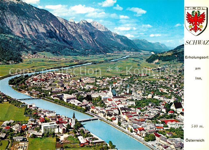 Schwaz Tirol Fliegeraufnahme Unterinntal Rofangebirge