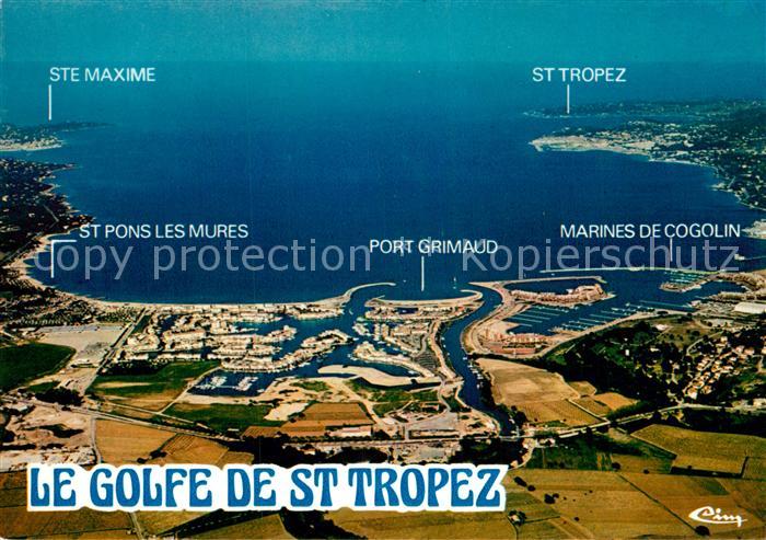 Saint Tropez Var Fliegeraufnahme Golf