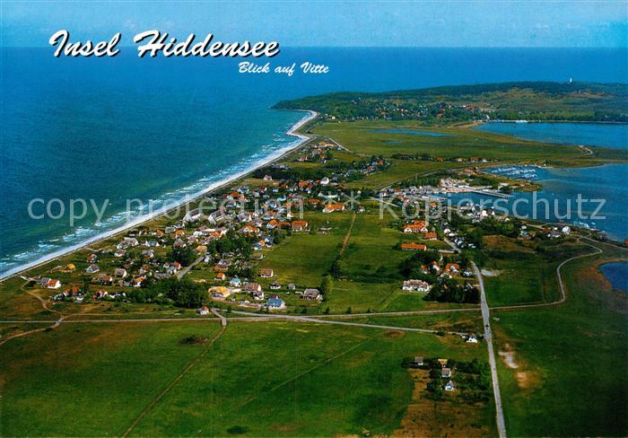 Insel Hiddensee Fliegeraufnahme