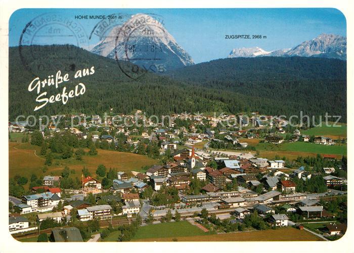 Seefeld Attersee Fliegeraufnahme Hohe Munde Zugspitze